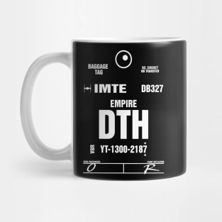 DTH Star Luggage Tag Mug